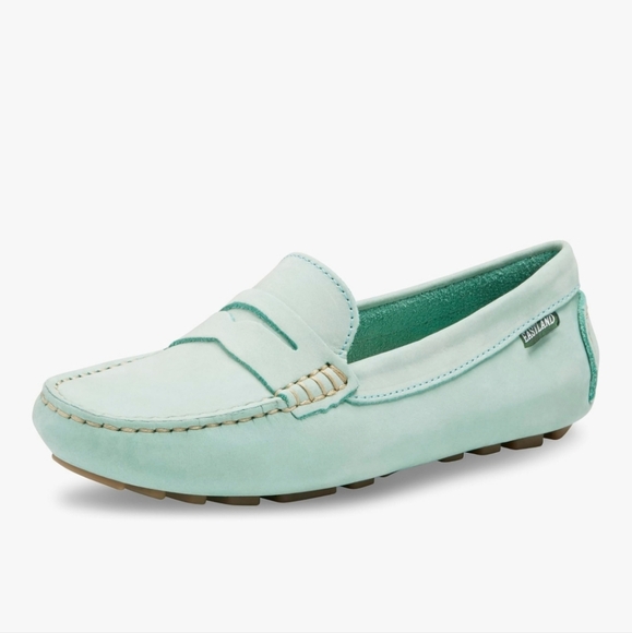 Eastland Cool Green Leather Penny Loafers NEW - Picture 1 of 16